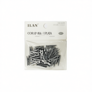 Ilan Mollette in Legno 2,5 Cm Argento Confezione da 25 per Fermagli da Abbigliamento - Product Image 2