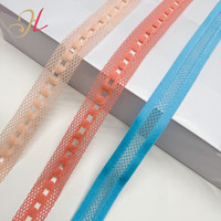 Haute qualité couleur dentelle bande élastique Spandex sangle vêtements accessoires Net sangle Picot élastique pour sous-vêtements