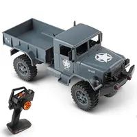 ZIGOTECH RTR 1:12 4WD Big Remote Control Military Off Road Toys Car 4X4 Rc Toy Truck
