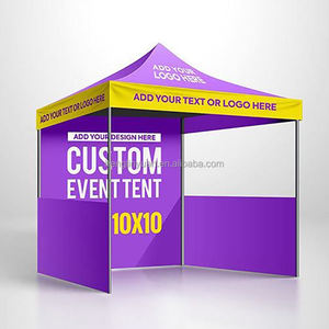 Hoge kwaliteit opklapbare partytent voor buiten, waterdicht, 3x3, met aangepaste logo-druk, promotie-evenementen gazebo, 10x10 luifel - Product Image 4