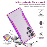 Étui de téléphone en aluminium 2024 pour Samsung Galaxy S24 Ultra, étui de luxe en TPU et PC, coque de protection pour téléphone Samsung S24 Plus