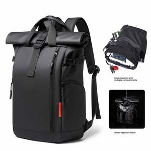 Nouveau modèle de sac à dos pour homme sur mesure, style sport Oxford, grande capacité, avec coussin d'air, pour étudiants, sac à dos pour ordinateur à double bandoulière - Product Image 1