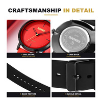 Montres sportives à quartz colorées en plastique, étanches, de marque Skmei 2050, produits phares