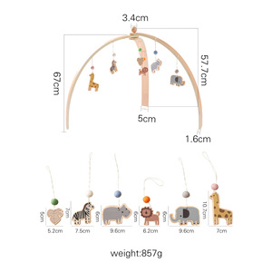 Baby Products Hot Selling 2024 Montessori Educational Toys Hanging Activity Wooden Foldable <b>Frame</b> Bar, Baby Play Gym - Product Image 3