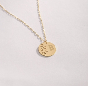 <span class=keywords><strong>Collar</strong></span> con colgante <span class=keywords><strong>de</strong></span> disco personalizado <span class=keywords><strong>de</strong></span> acero inoxidable chapado en oro gato perro mascota estampado <span class=keywords><strong>de</strong></span> pata <span class=keywords><strong>inicial</strong></span> Animal recortado <span class=keywords><strong>collar</strong></span> con colgante - Product Image 2