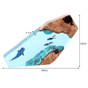 Sáng tạo thẩm mỹ trong suốt không khí ánh sáng đèn bàn đèn nhựa Epoxy - Product Image 6
