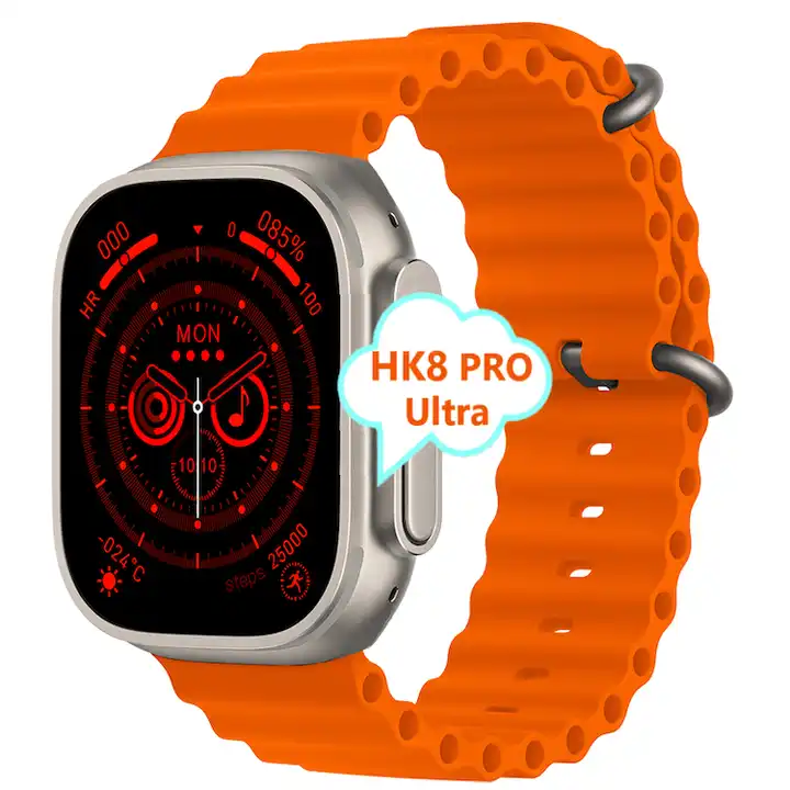 HK8 Pro Max Ultra Smart Watch Men 49mm AMOLED Screen Compass NFC Smartwatch  High Refresh Rate Fitness Watch Men for Android IOS