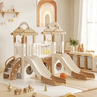Échelle d'escalade multifonctionnelle pour enfants avec toboggan, parc d'aventure, conception durable, jouet éducatif pour l'intérieur