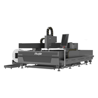 Macchina da Taglio Laser a Fibra 2-in-1 per Lamiere e Tubi 6015 Heavy Duty 6000W per Taglio di Lastre e Tubi in Acciaio Spesso