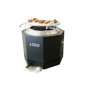 Mini Portable Outdoor Garden Steel Fireplace with Stainless Steel <strong>Folding</strong> Legs Charcoal <strong>Firepit</strong> for Outdoor Cooking - Product Image 2