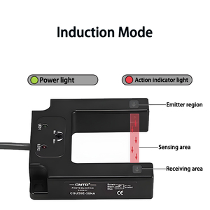 CNTD CGU50-50 thang máy cảm biến chuyển đổi quang điện có thể điều chỉnh khoảng cách phát hiện U loại khe công nghệ điện trở ba dây - Product Image 4