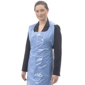 Riutilizzabile senza maniche piega in plastica trasparente usa e getta da donna bianco in plastica impermeabile grembiule economico per la cucina - Product Image 1