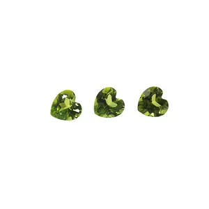 Natural Gemstone Heart Shape Peridot Collection A Treasure Collection of Rare and Fine Gems