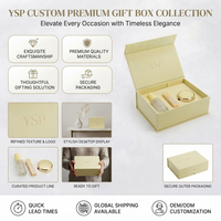 Ensemble d'emballages de luxe sur mesure pour soins de la peau, jaune, avec fermeture magnétique, boîte rigide pliable et insert