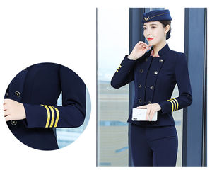 <span class=keywords><strong>Costume</strong></span> d'Hôtesse <span class=keywords><strong>de</strong></span> <span class=keywords><strong>l</strong></span>'<span class=keywords><strong>Air</strong></span> <span class=keywords><strong>Sexy</strong></span> Personnalisé en Spandex/Polyester pour Femme avec Logo Personnalisé – En Stock - Product Image 6