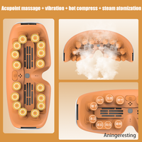 Appareil de soin des yeux, atomisation hydratante, massage électrique par acupression, compresse chaude intelligente, chaleur nano-vapeur, masseur oculaire