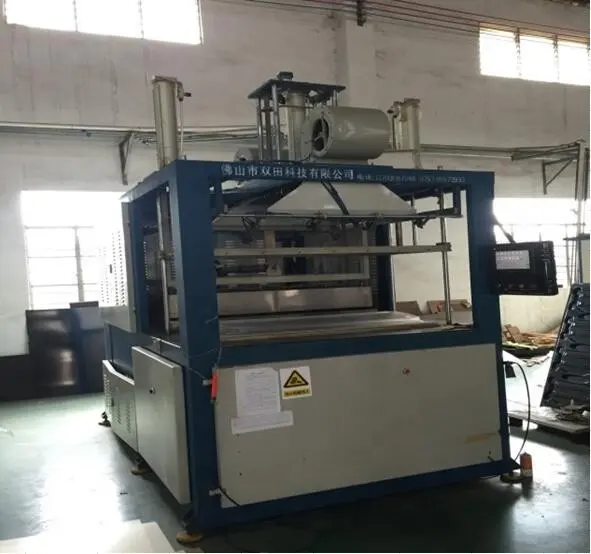 Factory Supplied Large Thick Plastic Sheet Vacuum Forming Machine, Semi-auto Vacuum Forming Machine, PC Vacuum Forming Machine