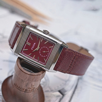 Montre-bracelet carrée rétro pour homme personnalisable CILOA, montre polyvalente pour le travail et les occasions décontractées