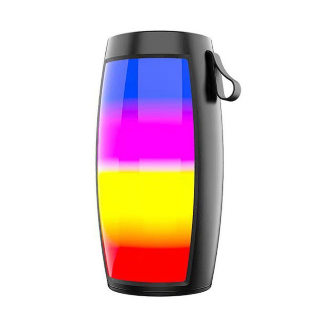 High Quality Colorful LED Light Portable Wireless Small Speaker with FM Radio Smart Mini Speaker