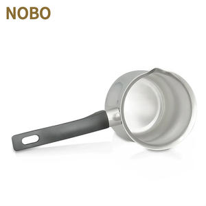 Juego de calentadores de café <span class=keywords><strong>con</strong></span> olla de leche, juegos de utensilios de cocina de acero inoxidable, pulido de espejo, olla para derretir <span class=keywords><strong>Chocolate</strong></span> individual interior y exterior - Product Image 4
