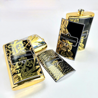 Logo personnalisé en alliage de zinc plaqué or, métal 3D en relief, pour parfum, vin, cosmétiques, emballage papier, étiquette de bouteille, autocollant