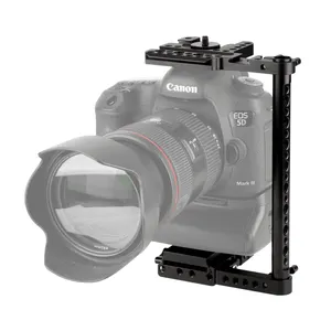 Niceyrig Universal kamera Harf Cage Rig mit Schnell wechsel platte für Canon Nikon Sony A7 Panasonic GH5