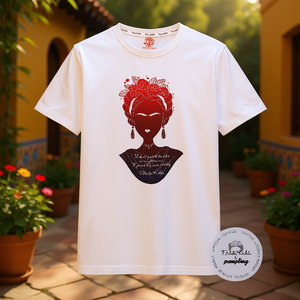 Camiseta Frida Kahlo Reality blanca con diseño artístico para mujer - Product Image 2