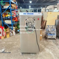 Máquina de helado duro de sobremesa de un solo/doble sabor para cafeterías y tiendas de conveniencia