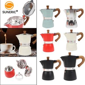 Percolateur coloré en Aluminium Moka Pot à café italien et machine à expresso cuisinière machine à expresso - Product Image 1
