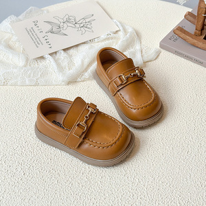 Girls Artificial PU Korean-style <strong>Shoes</strong> 3-6 Years <strong>Old</strong> Spring Autumn New <strong>s</strong> Baby Hook Loop Velcro Princess Girl Fashion - Product Image 3