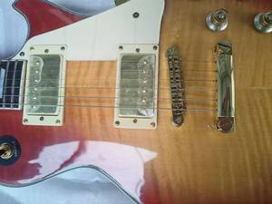 Chitarra elettrica stile LP Sunburst, spedizione diretta dalla fabbrica, chitarra elettrica molto economica. - Product Image 6