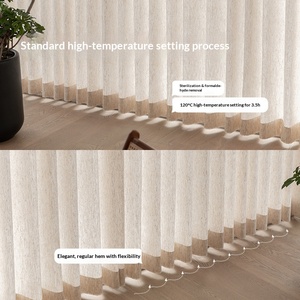 Tenda velata moderna in poliestere trasparente con filtraggio della luce per soggiorno e decorazione di finestre a baia - Product Image 2