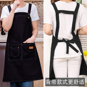 Bán bền vải Tạp dề dễ dàng để làm sạch vải không thấm nước tạp dề tùy chỉnh khuôn mẫu nhà bếp tạp dề - Product Image 2