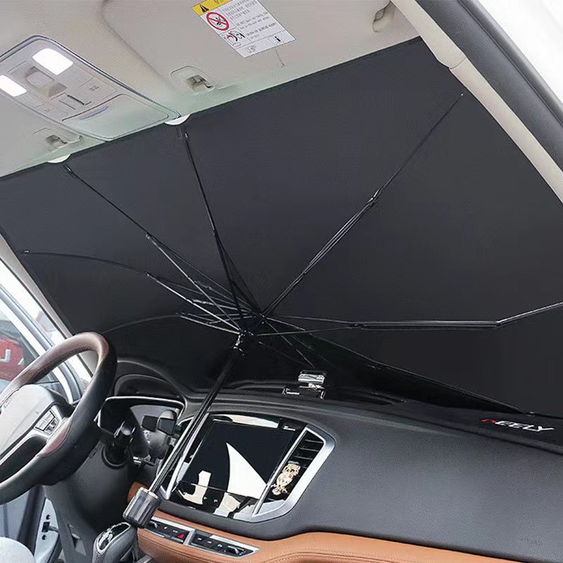 Большой зонт от солнца Автомобильный солнцезащитный козырек автомобильный Телескопический солнцезащитный козырек переднее ветровое стекло Солнцезащитный козырек