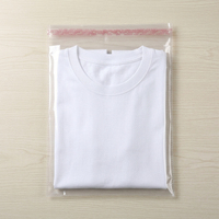 Sacs en plastique jetables OPP à haute brillance, faciles à décoller, 30 microns, auto-adhésifs, pour aliments, gâteaux, vêtements