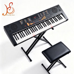 Teclado Electrónico Iluminado HUASHENG de 61 Teclas, 600 Timbres, 400 Ritmos, Pantalla LED, <span class=keywords><strong>Piano</strong></span> de Enseñanza - Product Image 3