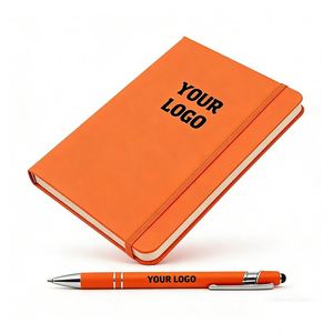 School Supplies A6 Planner Journal Pu <b>Leather</b> Cover Diary Notebook With Elastic Band - Product Image 1