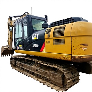 Excavatrice sur chenilles hydraulique CAT 320D2 d'occasion à bas prix, 21 tonnes, origine Chine, avec moteur, boîte de vitesses, pompe, moteur et roulement - Product Image 1