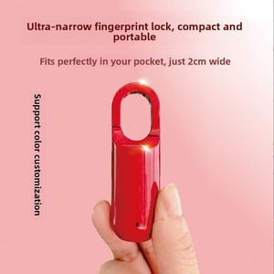Mini <span class=keywords><strong>Lucchetto</strong></span> Biometrico con Impronta Digitale, <span class=keywords><strong>Serratura</strong></span> Intelligente per Bagagli e Zaini, Senza Chiave, Ricarica USB, Riconoscimento Rapido, <span class=keywords><strong>Lucchetto</strong></span> di Sicurezza per Armadietti da Palestra - Product Image 3