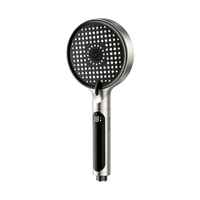Pommeau de Douche Filtrant Haute Pression pour Salle de Bain, Accessoires Hôteliers, Douchette à Main Réglable avec Affichage Numérique LED, Design Personnalisé