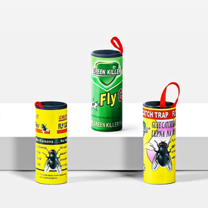 Familien-Vorteilspackung Klebefliegenbänder & Extra-Starker Ungiftiger Klebstoff für Ganzhausige Fliegenbekämpfung Innen/Außen - Product Image 2