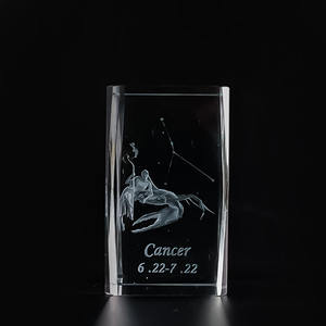 Honor Of Crysal <span class=keywords><strong>K9</strong></span> บล็อก 3d ล้างสิบสองกลุ่มดาวเลเซอร์คริสตัล Cube ตกแต่งบ้าน - Product Image 6