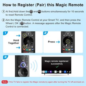 Télécommande vocale MR23GA de remplacement pour téléviseurs <span class=keywords><strong>LG</strong></span> Magic Remote UHD OLED QNED NanoCell MiniLED <span class=keywords><strong>C1</strong></span> <span class=keywords><strong>C2</strong></span> C3 C4 4K 8K avec pointeur - Product Image 4