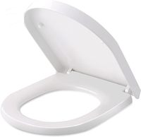 Vente à chaud sur le marché européen Matériau pur à fermeture douce en PP et en matériau d'urée Housse de siège de toilette