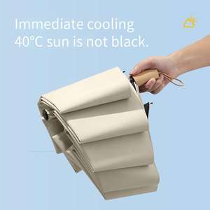 Paraguas manual plegable de doble propósito, protección UV, parasol <span class=keywords><strong>protector</strong></span> <span class=keywords><strong>solar</strong></span> para hombres y mujeres, parasol personalizable con logotipo hecho de poliéster - Product Image 4