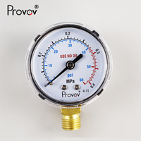 Alat Ukur Industri 0.16 25 31.5 40 MPa 3500 4000 psi Manometer Pengukur Tekanan Gas Udara untuk Regulator