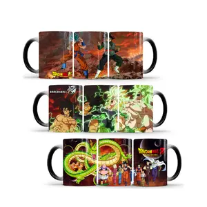 UFOGIFT Goku kahve kupalar renk değişimi çay bardağı Broly Anime Vegeta yenilik hediyeler için DBZ renk değişimi Goku kupalar