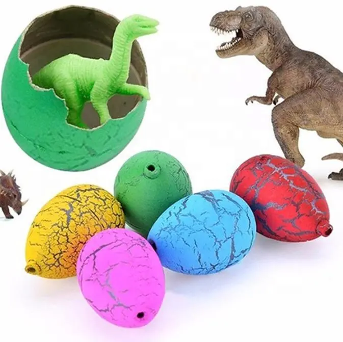 Jouet de dinosaure en plastique, cadeau promotionnel, animal de compagnie magique à couver, œuf de dinosaure en expansion, jouets de croissance d'eau pour enfants