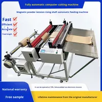 Machine de découpe verticale et horizontale entièrement automatique et informatisée pour films PET/PC/PE et PVC, avec capacité de 220V/110V et 180m/min