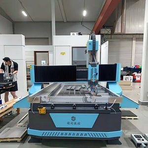 Multifunktionale PLC-gesteuerte Hochgeschwindigkeits-CNC-Maschine mit Wasserkühlung für Steinschneiden, Fräsen, Kantenpolieren in Küche/Bad - Product Image 2